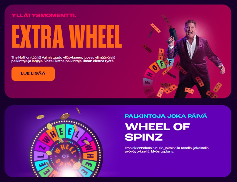 Wheelz Casino Extra Wheel
